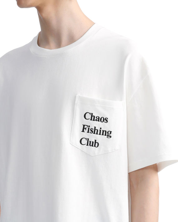 X Chaos Fishing Club logo pocket short sleeve tee image number 4