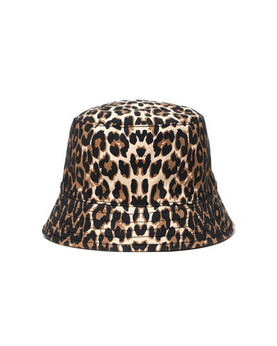 Leopard patterned bucket hat image number 0