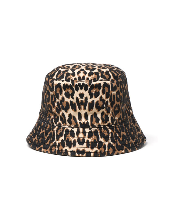 Leopard patterned bucket hat image number 2