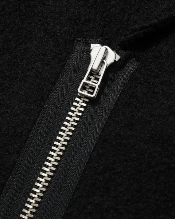 Zip wool overcoat image number 5