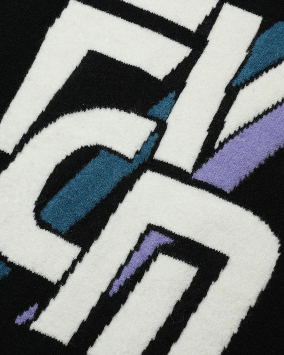 Logo print fleece sweater image number 5