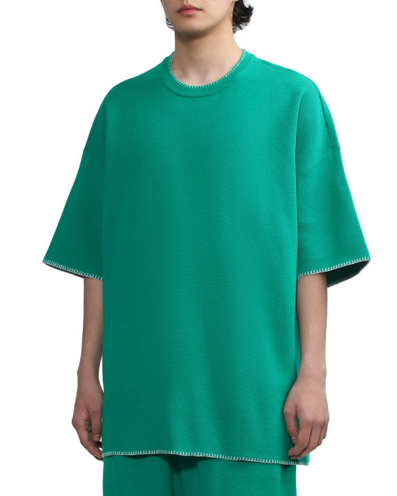 Blanket stitch knit tee image number 2