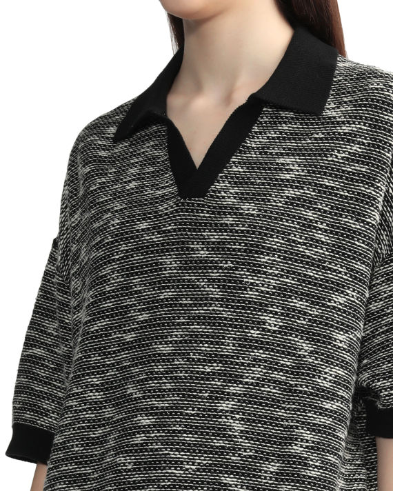 Relaxed knit polo image number 9