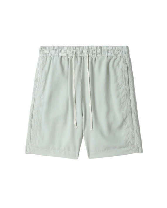 Twill patterned shorts image number 0