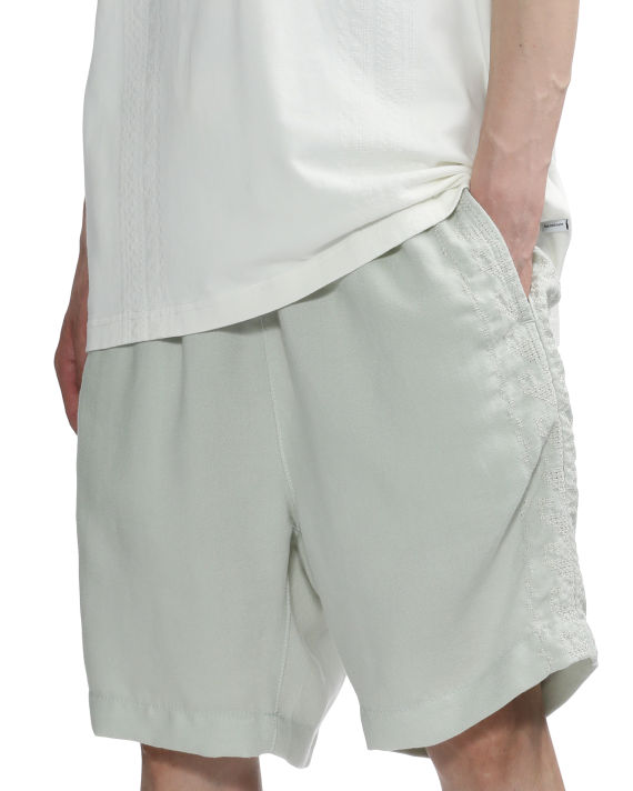 Twill patterned shorts image number 4