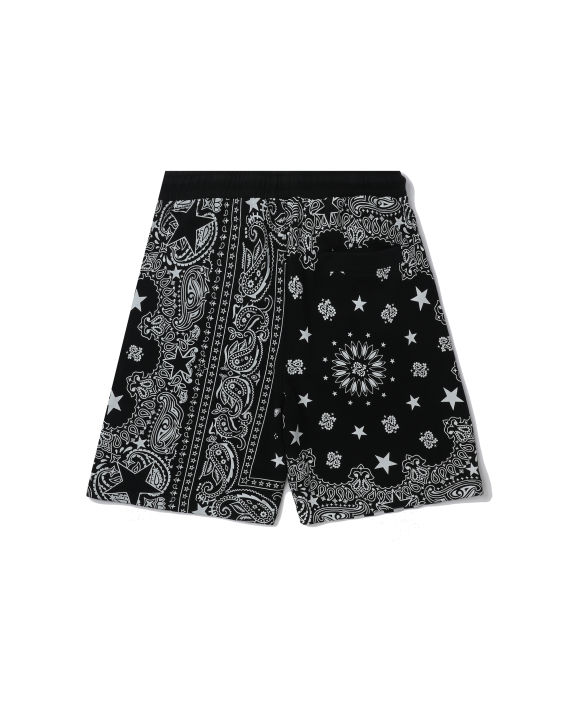 Terry paisley check shorts image number 5