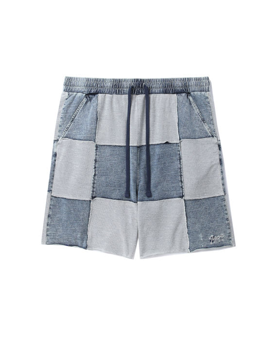 Patchwork check shorts image number 0