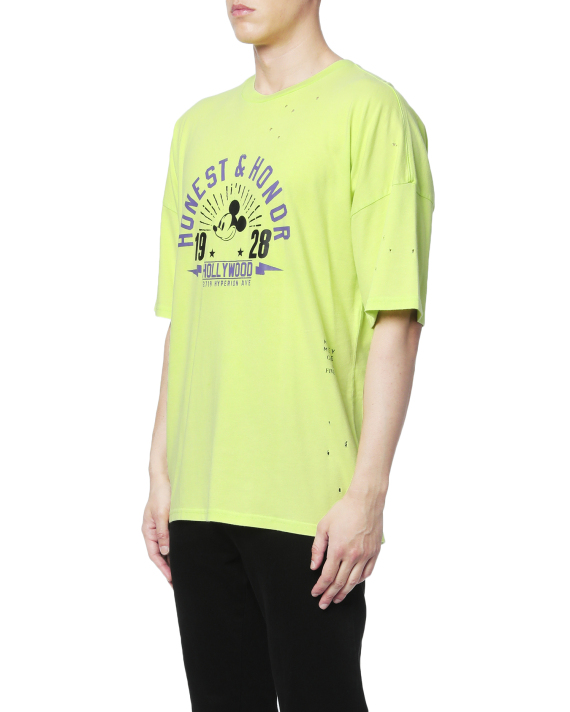 FIVE CM X Disney Mickey Mouse Honest & Honor tee