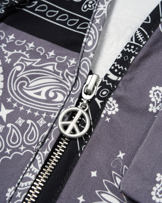 FIVE CM Bandana print vest