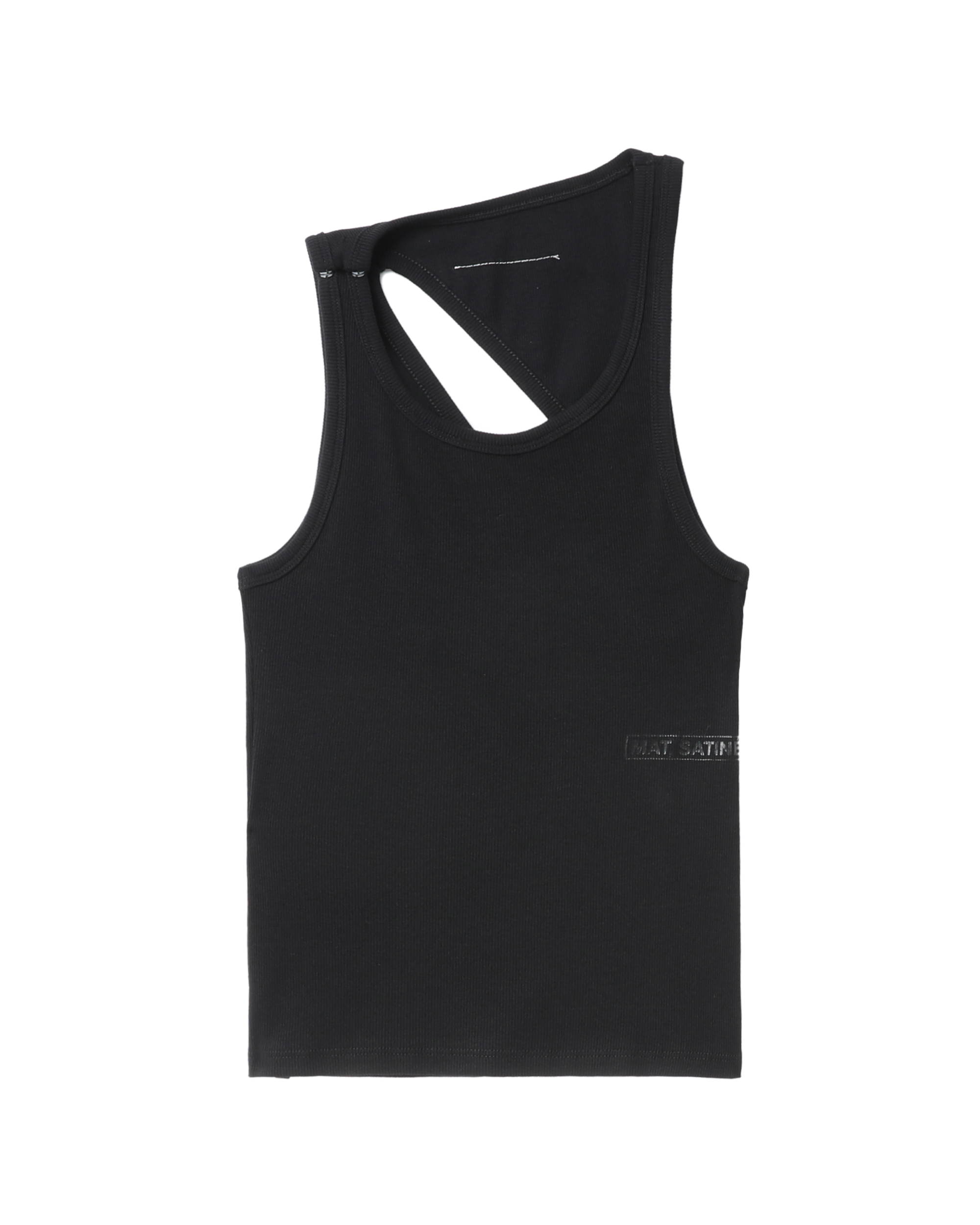 トップス MM6 MAISON MARGIELA Cut-OutRibbedTankTop MM6 MAISON MARGIELA Asymmetrical cut out tank top | ITeSHOP