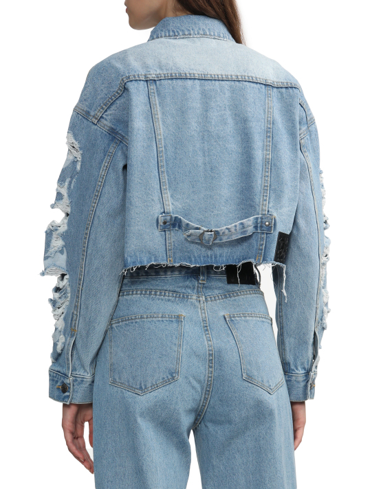 X-GIRL Cropped denim jacket