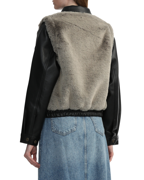 X-GIRL Panelled faux-leather jacket
