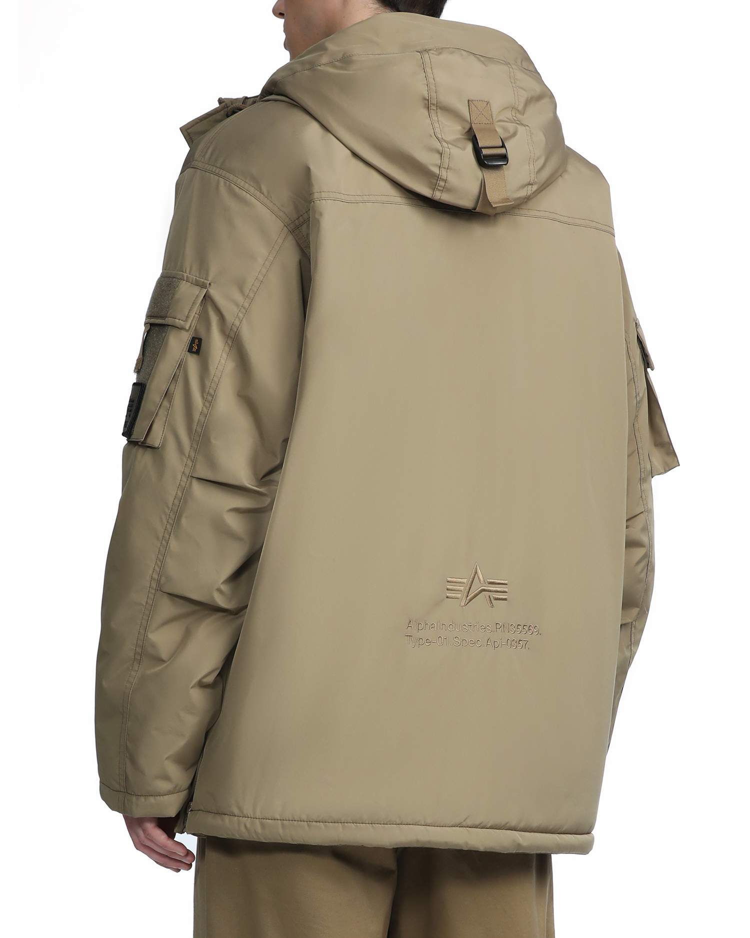 ALPHA INDUSTRIES Hooded patched jacket | ITeSHOP