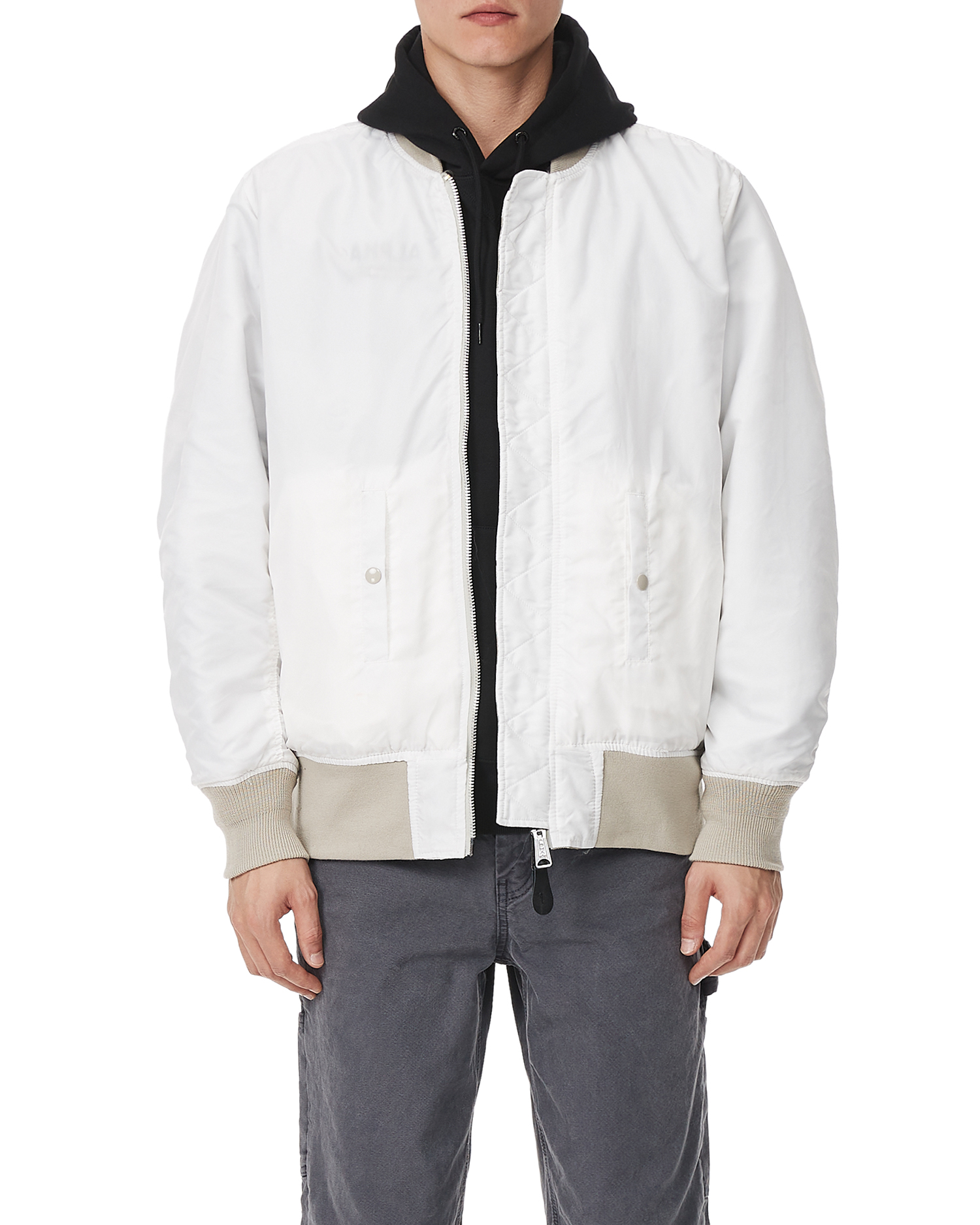 white lightweight jacket mens