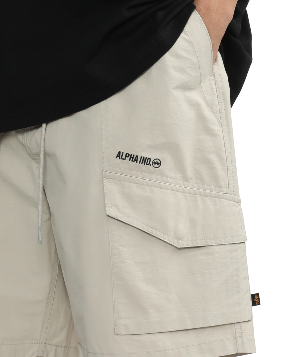 ALPHA INDUSTRIES Drawstring cargo shorts