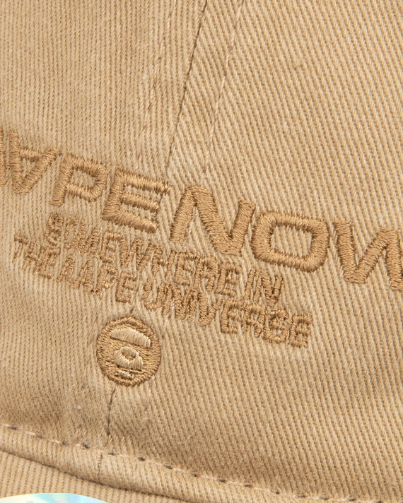 Moonface embroidered twill cap image number 3