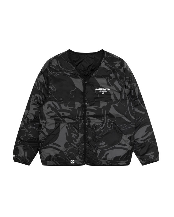Moonface reversible camo down jacket image number 2