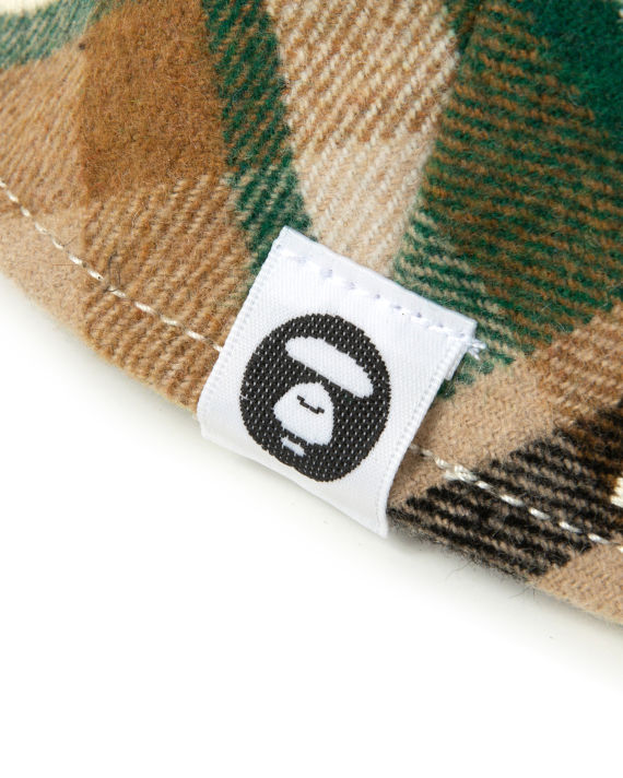 Embroidered plaid flannel bucket hat image number 2