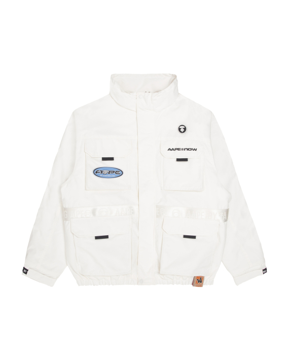 AAPE Moonface multipocket hooded reversible jacket