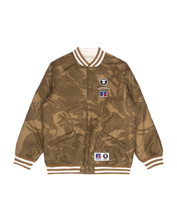 X Russell Athletic reversible camo baseball jacket image number 0