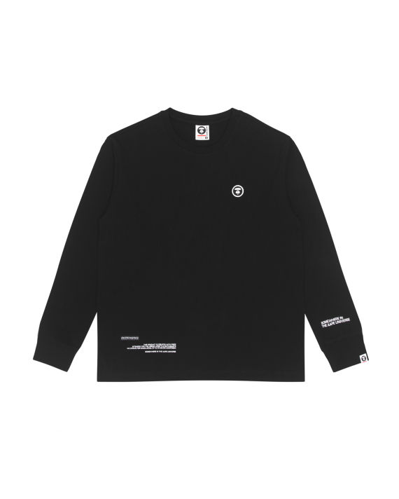 Moonface embroidered long sleeve tee image number 0