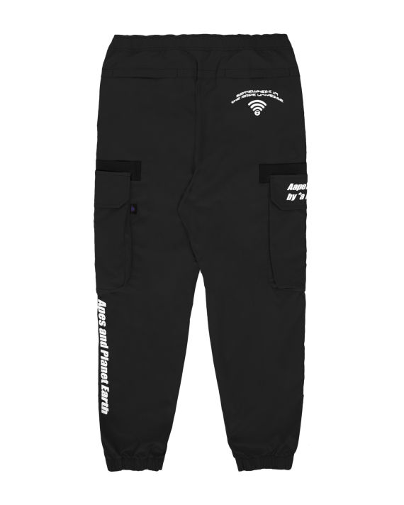 Moonface patch cargo track pants image number 1