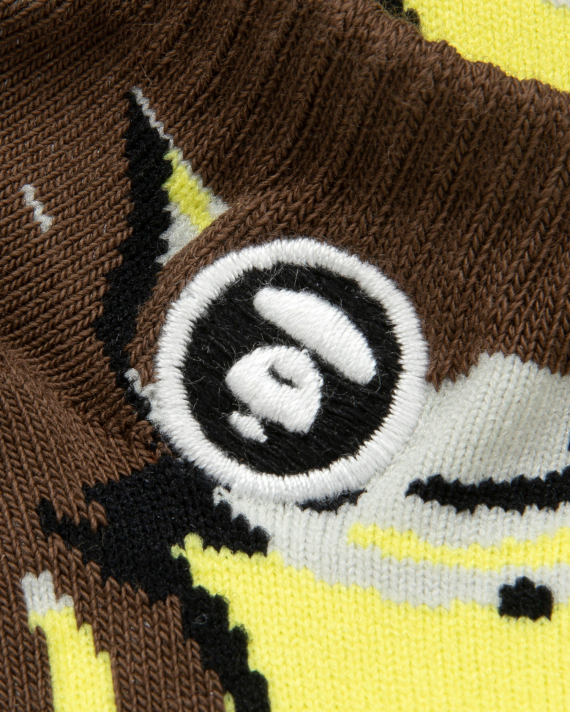 AAPE Moonface camo ankle socks