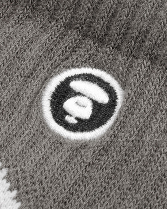 Moonface logo lettering crew socks image number 4