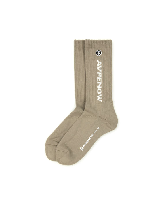 Moonface embroidered crew socks image number 0