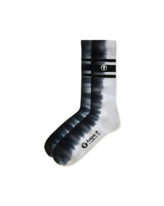 Moonface tie-dye striped socks image number 0