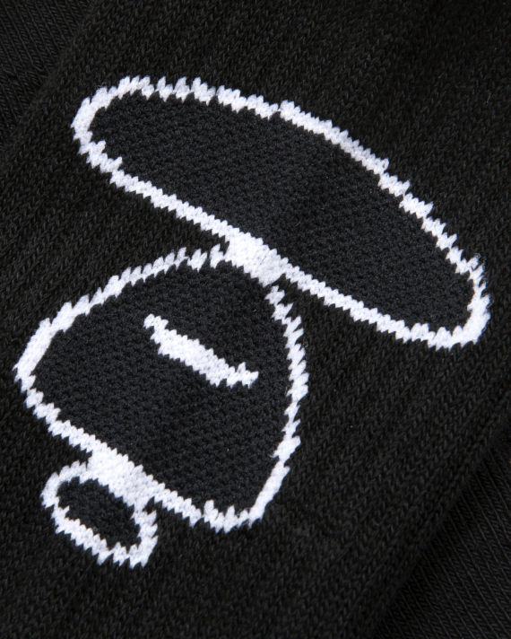 Moonface graphic ribbed socks image number 3
