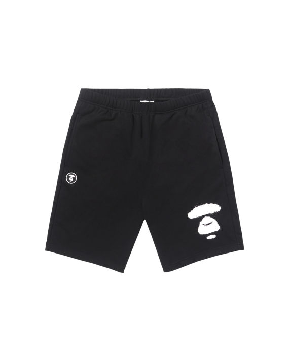 Moonface graphic sweat shorts image number 0