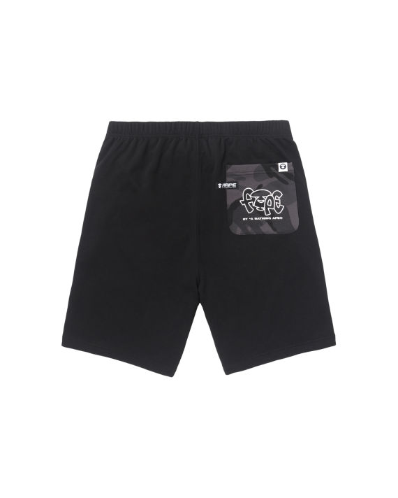 Moonface graphic sweat shorts image number 1