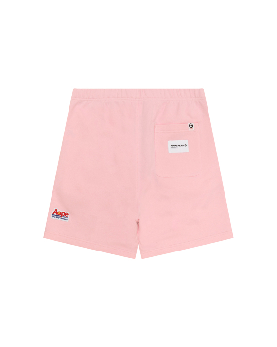 AAPE X Fruit of the loom Moonface logo sweat shorts