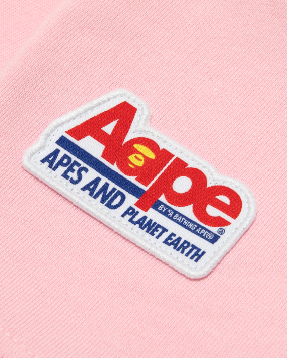 AAPE X Fruit of the loom Moonface logo sweat shorts