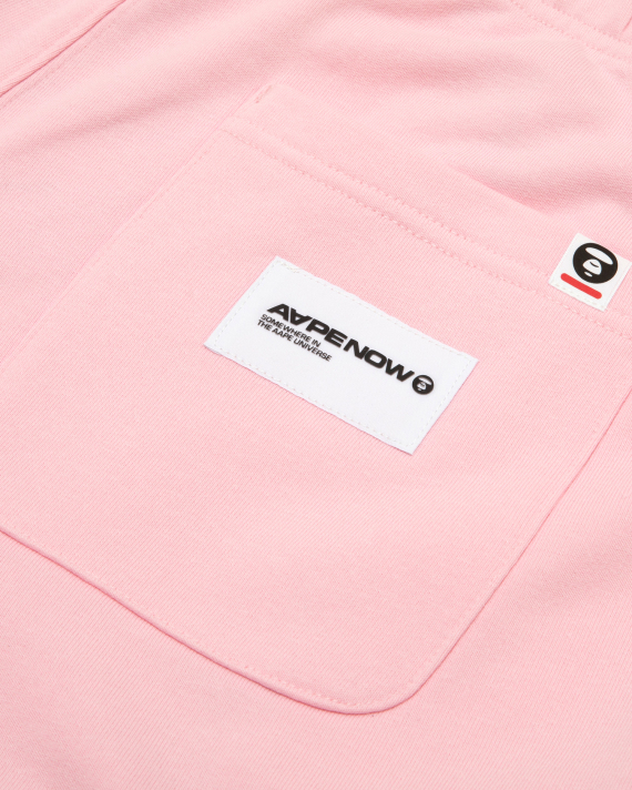 AAPE X Fruit of the loom Moonface logo sweat shorts