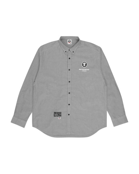 Moonface patch embroidered shirt image number 0