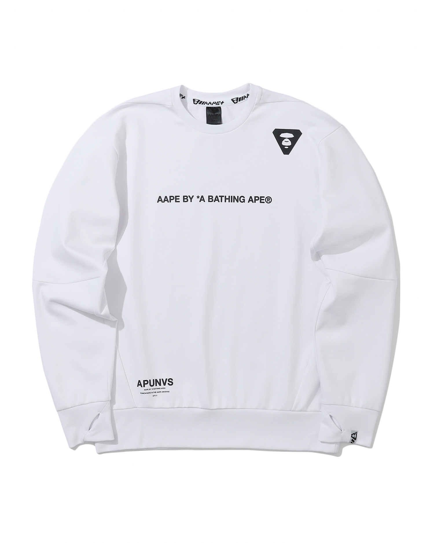 AAPE+ logo print sweatshirt