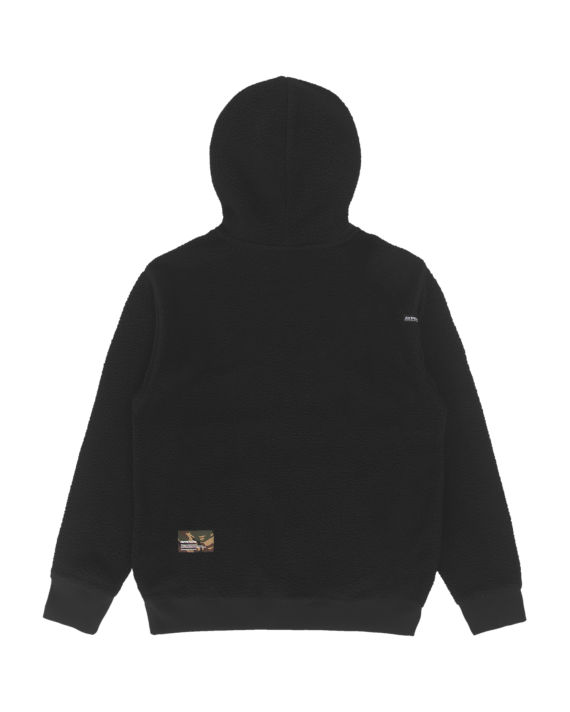 Moonface half-zip fleece hoodie image number 1
