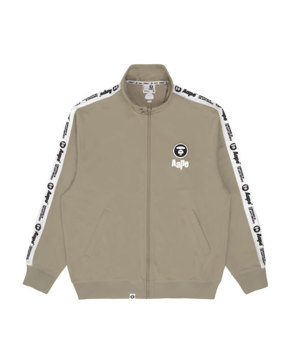Moonface patch zip-up track jacket image number 0