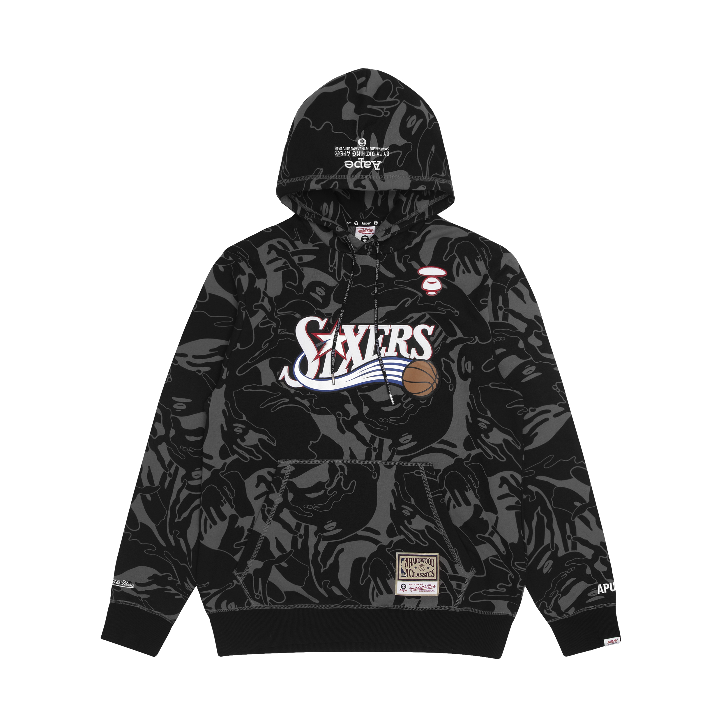 white sixers hoodie