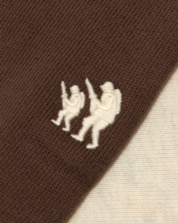 AAPE College crew neck raglan sweatshirt