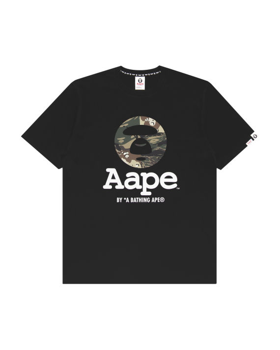 Moonface camo graphic tee image number 0