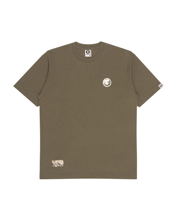 Moonface camo patch tee image number 0