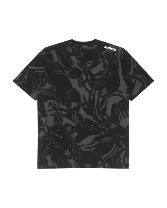 Moonface patch camo patterned tee image number 1