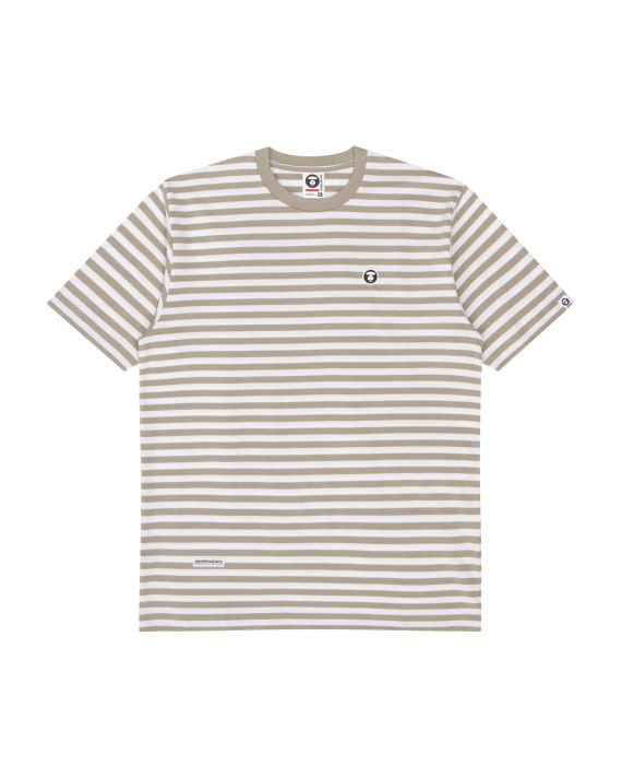 Moonface striped cotton tee image number 0