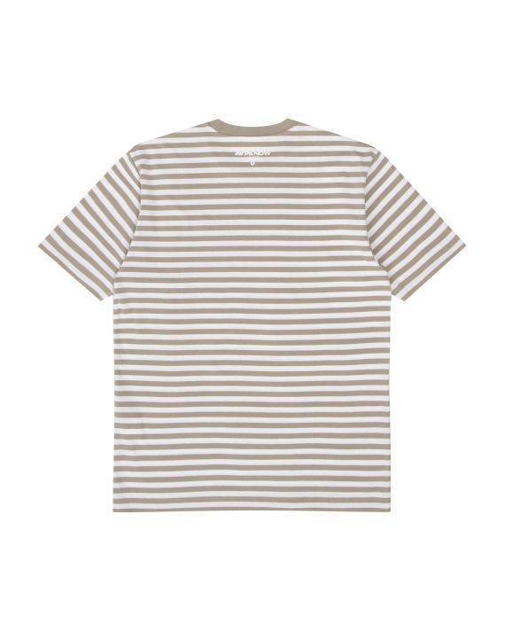 Moonface striped cotton tee image number 1
