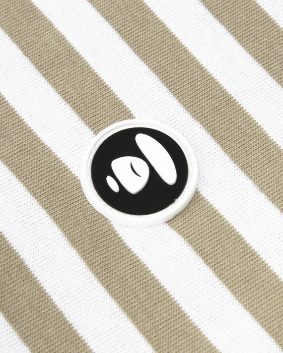 Moonface striped cotton tee image number 2