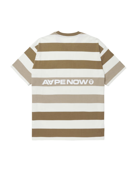 Moonface patch striped tee image number 1
