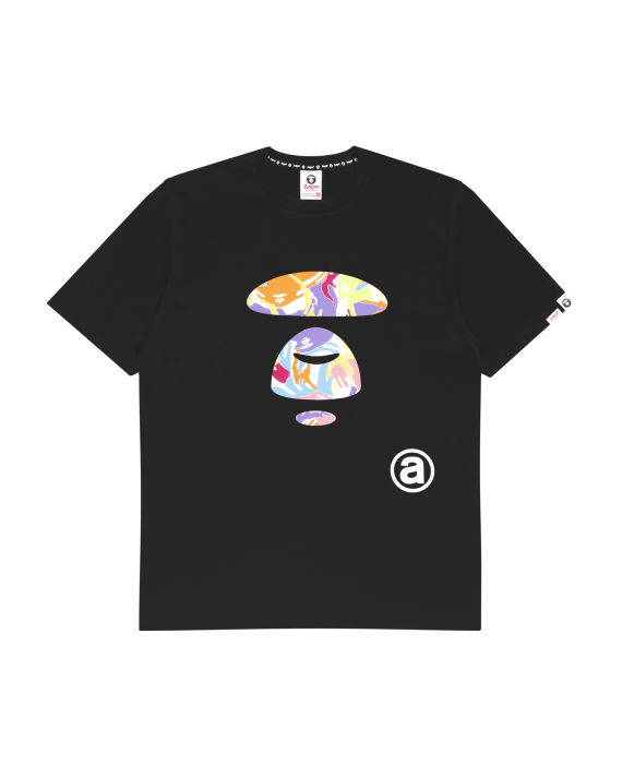 Moonface camo graphic tee image number 0